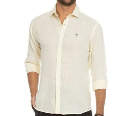 Camisa Masculina Linho Slim Importada Arrow Imagem de Camisa Masculina Linho Slim Importada Arrow