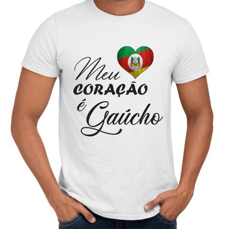 Imagem de Camisa Meu Coração é Gaúcho Rio Grande do Sul