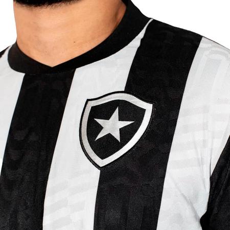 Imagem de Camisa Oficial Botafogo I 23/24 Infantil Preto Branco