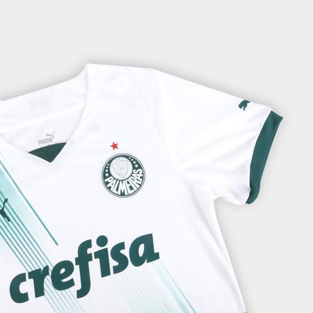 Camisa Palmeiras II 23 24 s n Jogador Puma Feminina Camisa de