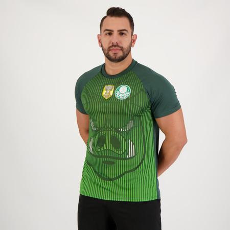 Camisa Palmeiras Mascote Verde Patch Campeão Copa do Brasil 2020