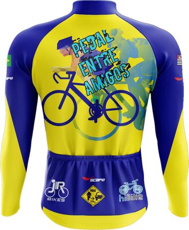 camisa ciclismo personalizada manga longa