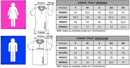 CAMISA POLO BORDADA FEMININA UNOPAR