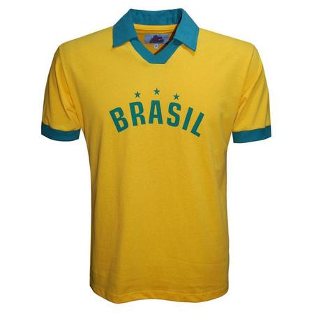 Camisa Polo Brasil Liga Retrô Amarela G - Camisa Polo Esportiva - Magazine  Luiza