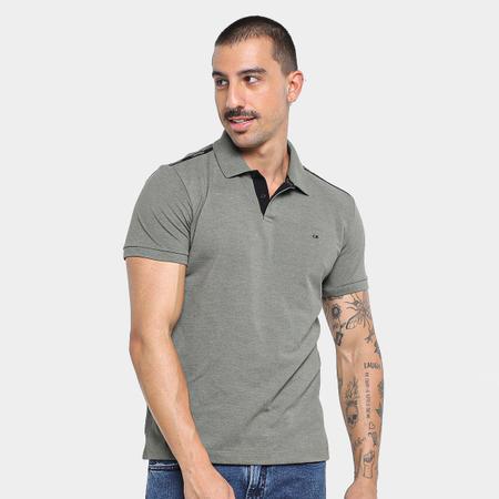Camisa Polo Calvin Klein Detalhe Ombros Masculina Camisas Polo Masculinas Magazine Luiza