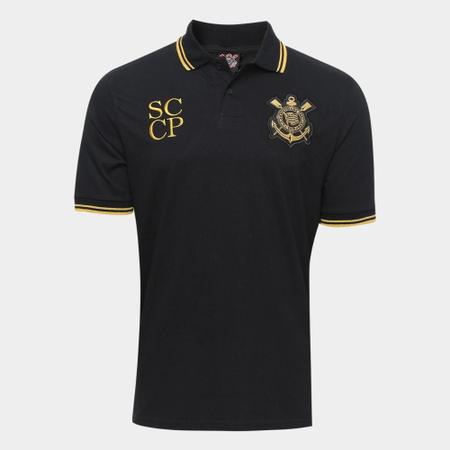camiseta corinthians gola polo