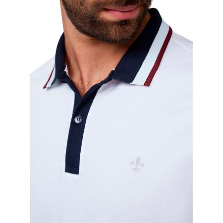 Imagem de Camisa Polo Dudalina Piquet Regular IN24 Off White Masculino