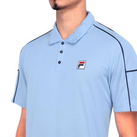 Camiseta Fila Tennis Line Azul Delave e Marinho 
