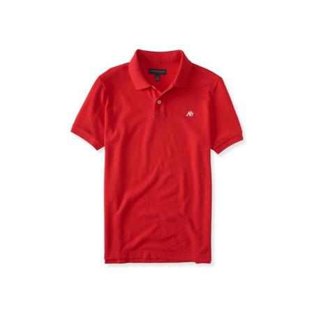 Camisa Polo Masculina A87 Aeropostale Vermelha - Camisas Pólo Masculinas - Luiza