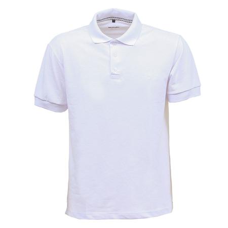 Camiseta Polo Branca Masculina - Ideal Vest Rouparia
