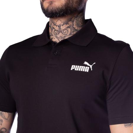Imagem de Camisa Polo Masculina Puma Essentials Preto