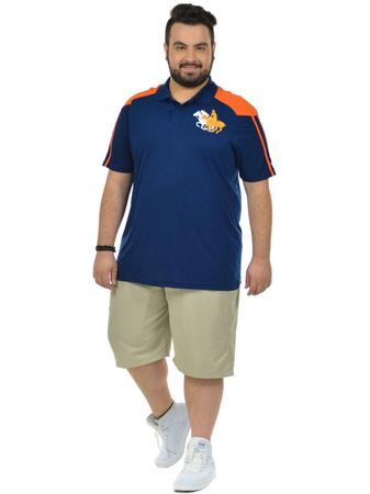 Imagem de Camisa polo ponto plus size fenomenal(sem elasticidade)