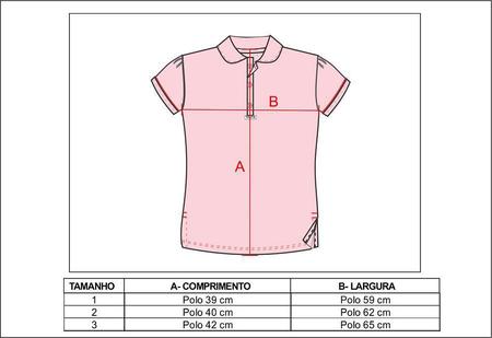 Imagem de Camisa polo revedor grêmio menina rosa - infantil 1,2,3