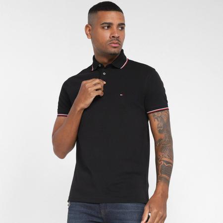 Camisa Polo Tommy Hilfiger Frisos Masculina - Camisas Pólo