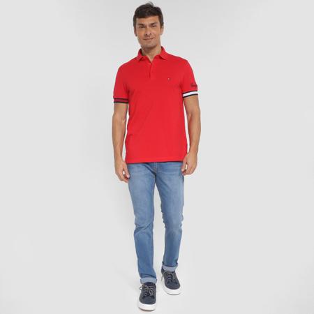 Camisa Polo Tommy Hilfiger Manga Curta Masculina Camisas P lo
