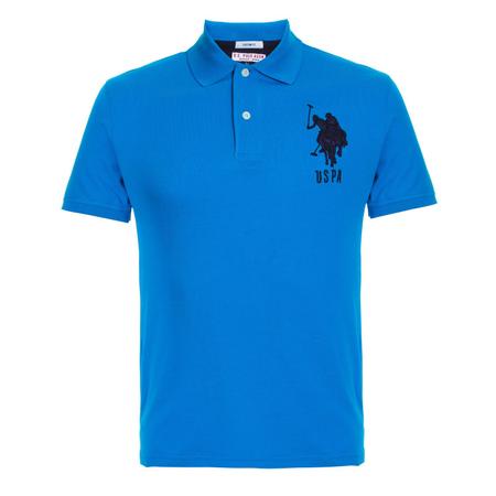 Camisa Polo U.S. Polo Assn. Lisa Azul - USPA - Camisas Pólo