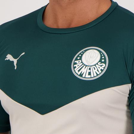 Camiseta Pré-Jogo Palmeiras, Branco, PUMA