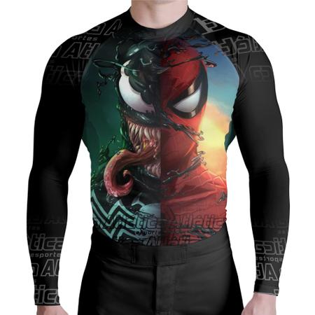 Imagem de Camisa Rash Guard Venom e Homem Aranha ATL