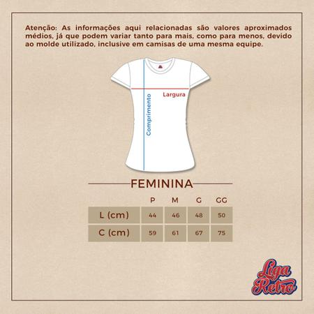 Camisa Internacional retrô Falcão feminina – Memorias do Esporte