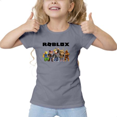 Camisa Roblox Game Jogo 100% Algodão Personagem Skin Player