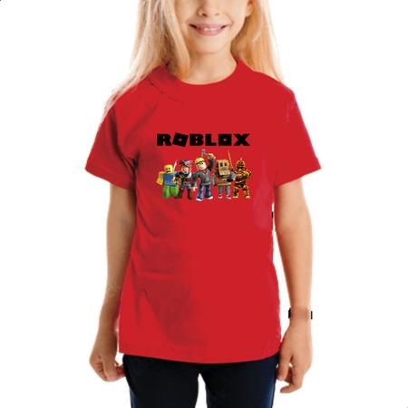 Camiseta Roblox Infantil Jogo Online Masculino Feminino