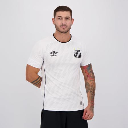 Imagem de Camisa Santos I 21/22 Masculina - Branco+Preto