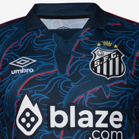 Imagem de Camisa Santos Umbro 2023/2024 Uniforme 3 Torcedor - Masculino