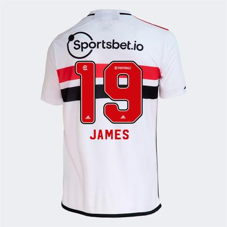 Camisa S o Paulo I 23 24 James Rodriguez N 19 Torcedor Adidas