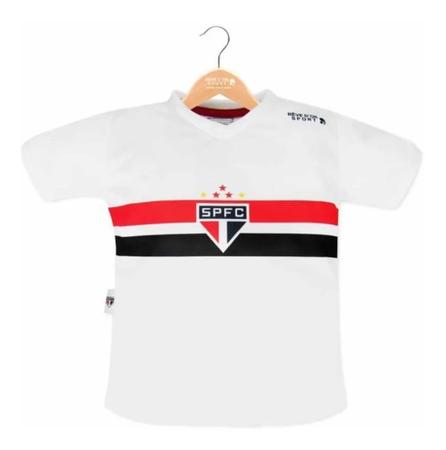 Camisa s o paulo oficial branca infantil original revedor Camisa