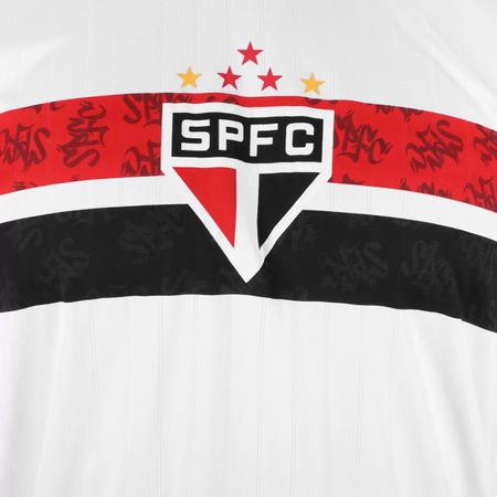 Imagem de Camisa São Paulo Oficial em Poliester Stencil Braziline