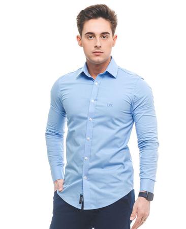 Camisas hotsell social azul