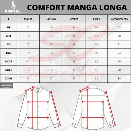 Imagem de Camisa Social Lbl Maya Comfort Manga Não Amassa Manga Longa