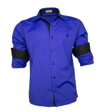 Imagem de Camisa Social Masculina Azul Royal