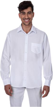 Camisa masculina Branca - Masculino - Camisas Masculinas - Magazine Luiza