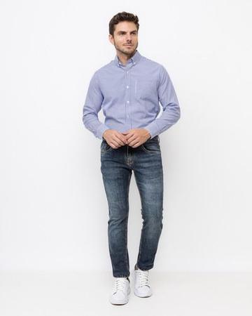 Imagem de Camisa Social Masculina Casual Listrada e Xadrez Empório Colombo