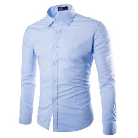 Imagem de Camisa Social Masculina Executivo Slim Lisa