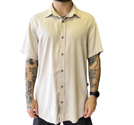 Imagem de Camisa Social Masculina Manga Curta Viscose Botão