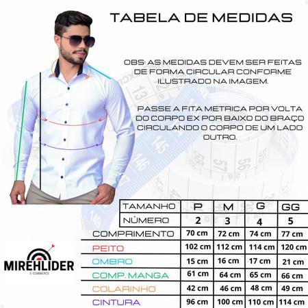 Camisa slim fit elegant marinho - Moda Masculina