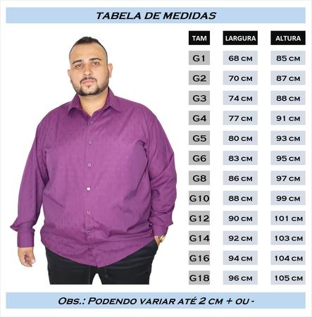 Camisas sociais plus size cheap