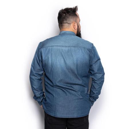 camisa jeans masculina degrade