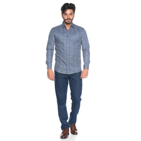 Imagem de Camisa Social Teodoro ML Slim Fit Algodão Xadrez Casual