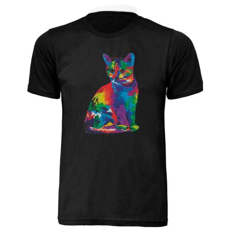 Imagem de Camisa T-shirt Gato Unissex Infantil 