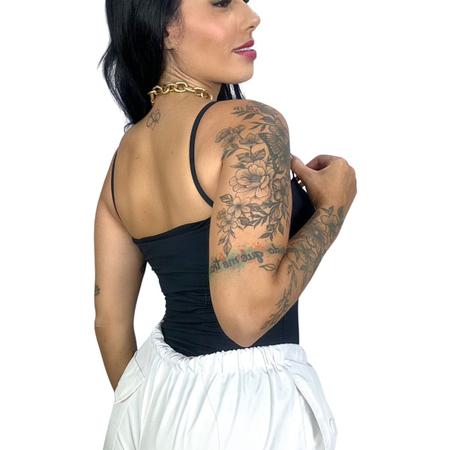Camisa t-shirt Lisa Camisete Alcinha Fina Slim Fit Cropie Imagem de Camisa t-shirt Lisa Camisete Alcinha Fina Slim Fit Cropie