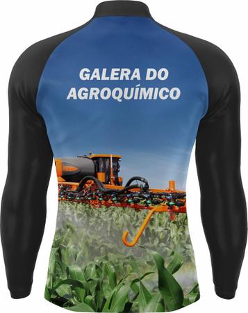 Imagem de Camisa Térmica Agro Camiseta Tecnico Poliéster Manga Longa Agricola Proteção Solar UV50