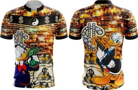 Camiseta Mandrake Pato Donald Tio Patinhas Favela Dry#