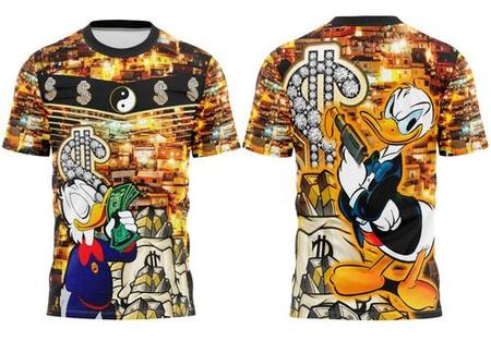 Camiseta Mandrake Pato Donald Ostentação Favela Dry