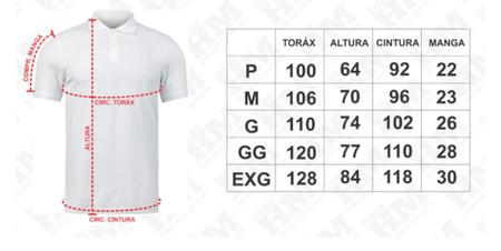 Imagem de Camisa tipo polo masculina TAM GG azul marinho