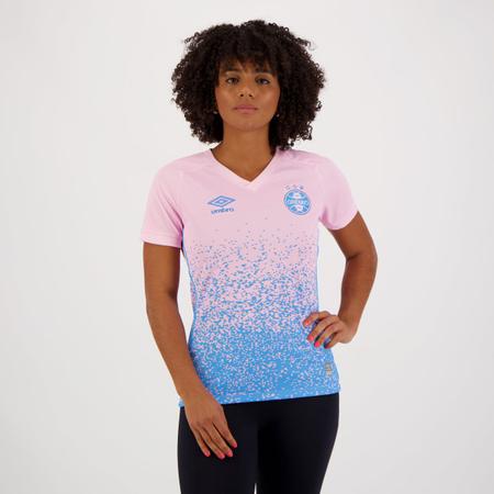 Camisa Umbro Grêmio Outubro Rosa 2021 Feminino Ref U32G132 - Sportland