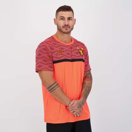 Camisa Sport Recife 2023-2024 Umbro Masculino - Vermelho+Preto