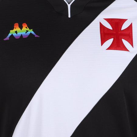 Camisa Vasco Kappa LGBT 22/23 Masculina - Camisa de Time - Magazine Luiza